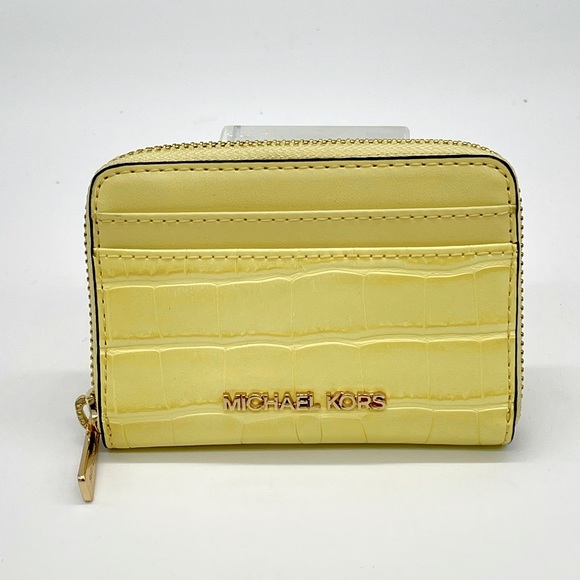 Michael Kors MD ZA Card Case Wallet Buttercup - Picture 2 of 9